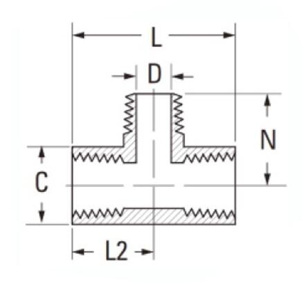 Male Branch Tee Brass Pipe Fittings, Brass Pipe Fittings, Brass Hose Fittings, Brass Air Connector, Brass BSP Fittings